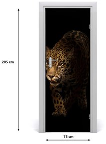 Samolepiace fototapety na dvere jaguár 75x205 cm