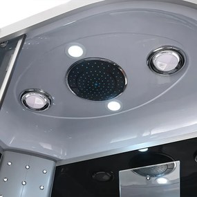 BPS-koupelny Hydromasážny box WSH7106LS, 120x80 ľavý so saunou