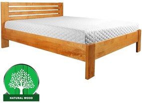 Posteľ drevené Bergen 200x200 Jelša