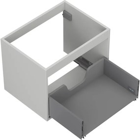 Mexen Box-A, závesná skrinka 60 cm, 1 zásuvka, sivá matná, 91AX0-0600-470-1-62