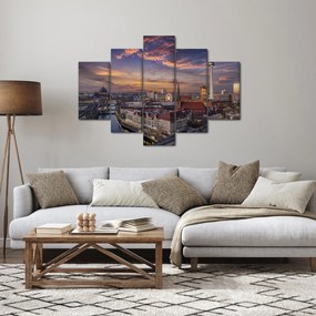 Obraz - Západ slnka nad Berlínom (150x105 cm)