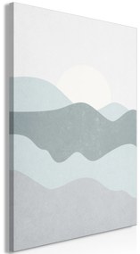 Artgeist Obraz - Sun Over Mountains (1 Part) Vertical Veľkosť: 40x60, Verzia: Premium Print