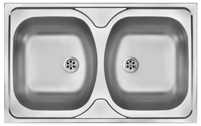 Deante ZM5_0200 - Kuchynský drez TANGO 50x80 cm satén