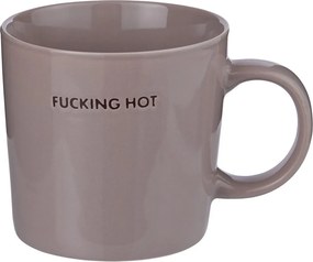 GOOD VIBES Hrnček "Fucking Hot" 400 ml - fialová