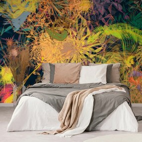 Samolepiaca tapeta farebné abstraktné umenie - 450x300