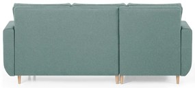 Rozkládací rohová sedací souprava DORIS Mentolová