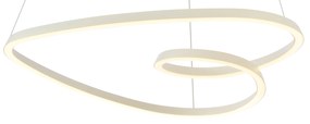 Škandinávske závesné svietidlo béžové 72 cm vrátane LED s 3-stupňovým stmievaním - Circuit