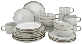 Silvercrest®  Súprava kuchynského riadu, 24-dielna (sivá)  (100395229)