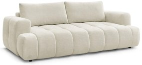 Béžová rozkladacia/s úložným priestorom pohovka 251 cm Fuji – Bobochic Paris
