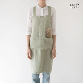 Ľanová zástera Crossback - Linen Tales