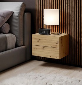 Nástenný nočný stolík Cabo, dub artisan