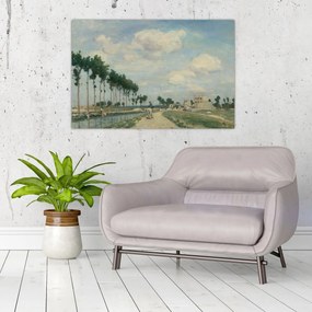 Obraz - Johan Barthold Jongkind, The Towpath, reprodukcia (90x60 cm)