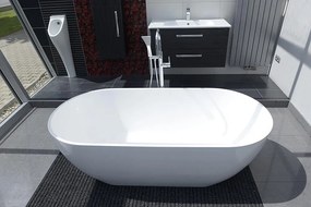 Polysan Polysan, REDUTA voľne stojaca vaňa liaty mramor 171x81x46cm, biela, 72842
