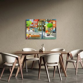 Obraz - Detské mestečko (90x60 cm)