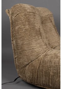 Hnedé polohovacie relaxačné kreslo Hamilton – Dutchbone