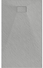 Mexen Hugo, SMC obdĺžniková sprchová vanička 140 x 80 cm, šedá, 42618014