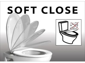 Sapho - WC sedátko PACO SoftClose, čierne