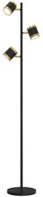 Wofi 3003-304S - LED Stmievateľná stojacia lampa TOULOUSE LED/21W/230V čierna/zlatá
