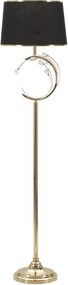 Stojacia lampa Bruxelles 160 cm čierna/zlatá
