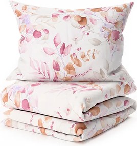 Obliečky z mikrovlákna FLORANY biele Rozmer obliečky: 70 x 90 cm | 140 x 200 cm