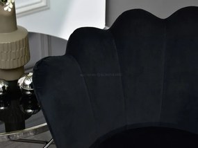 Kreslo Lasair (čierna + zlatá). Vlastná spoľahlivá doprava až k Vám domov. 1110142