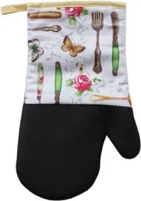 Kuchynská rukavica 31 cm, neoprén, príbor%