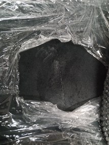 AKCIA Sivá zamatová jedálenská stolička DUMO II. akosť