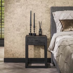 Nočný stolík 28-15 Square Drevo Mango - Komfort-nábytok
