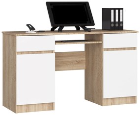 PC stolík Aranandose (dub sonoma + biela). Akcia -20%. Vlastná spoľahlivá doprava až k Vám domov. 1117051