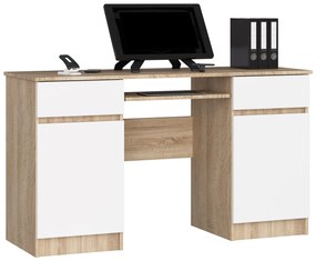 PC stolík Aranandose (dub sonoma + biela). Vlastná spoľahlivá doprava až k Vám domov. 1117051
