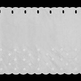 KRÁTKA ZÁCLONA NA PÚTKACH XMAS20 150X70 CM VZOROVANÁ
