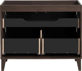 Skříňka pod umyvadlo Dorothy s deskou 100 cm dub ristretto