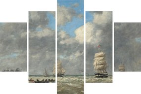 Obraz - Eugène Boudin, Le Havre, reprodukcia (150x105 cm)