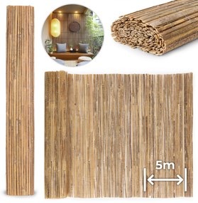 MultiGarden Obojstranná bambusová rohož 150x500 cm na plot balkóna terasy prírodná MultiGarden