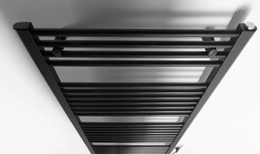 Aqualine Aqualine, DIRECT-E elektrické vykurovacie teleso, rovné, 600x1320 mm, 600 W, čierna, ILE36TB