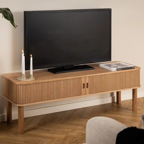 TV skrinka Langley 140 cm dub prírodný