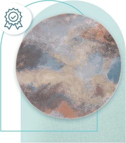 Koberec RAGOLLE Argentum 63934 7270 kruh