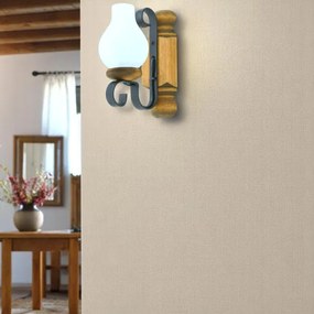 Brilagi - Nástenné svietidlo RUSTIC 1xE14/40W/230V buk