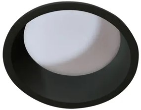 LED svietidlo Aida R16W do sadrokartonu čierne