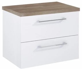 Skrinka Boa Vista 60 2s Biela (Skrinka + Doska)