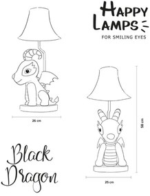 Happy Lamps - LED detská stolná lampa DRAGON LED/5,4W/230V drak