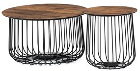BONTEC Konferenčný stolík 60x60cm, mdf, divoký dub, AF-3007 OAK Farba: Prírodné