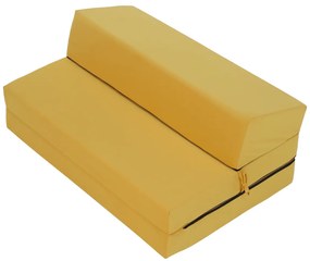 Skladacie kreslo/matrac VEDIS, žltá