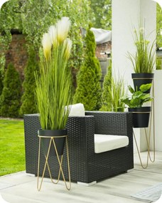 Stojan na kvety Loft 50 cm zlatý