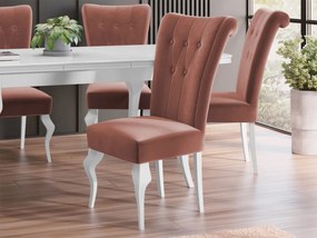 Jedálenská stolička ST63, Dostupné poťahy: Magic Velvet 2250, Farby: biela