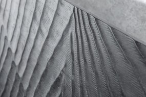 Dizajnová posteľ Zorpi 180x200cm masívne mangové drevo / čierna