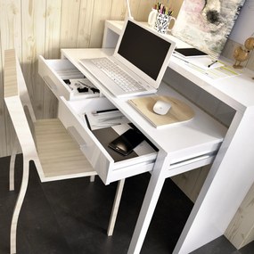 Dvojitý písací stôl v minimalistickom dizajne Seven