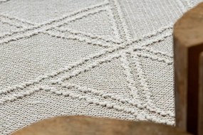 Koberec JERSEY 19241 krémový, rám BOHO