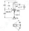 Grohe Eurocube - Umývadlová batéria, chróm 23446000