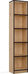 Knihovna R40 40 cm dub Artisan/černá
